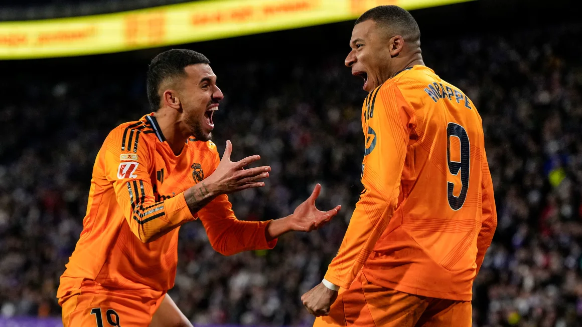 Hat-trick de Mbappé! Real Madrid goleia o Valladolid no José Zorrilla