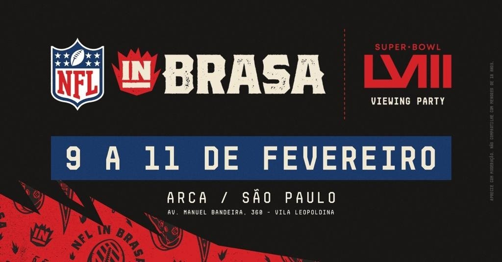 NFL in Brasa