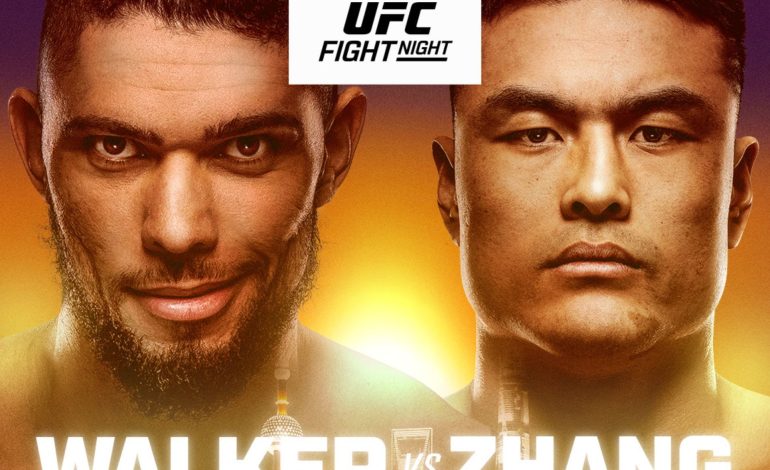 Palpites de aposta Johnny Walker vs Zhang Mingyang – Confira análise, dicas e odds